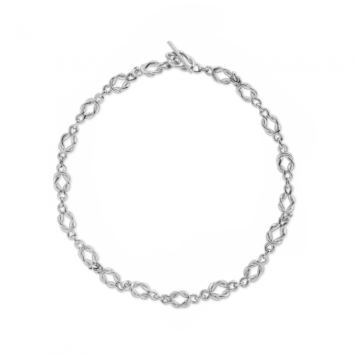 Silver knot chain